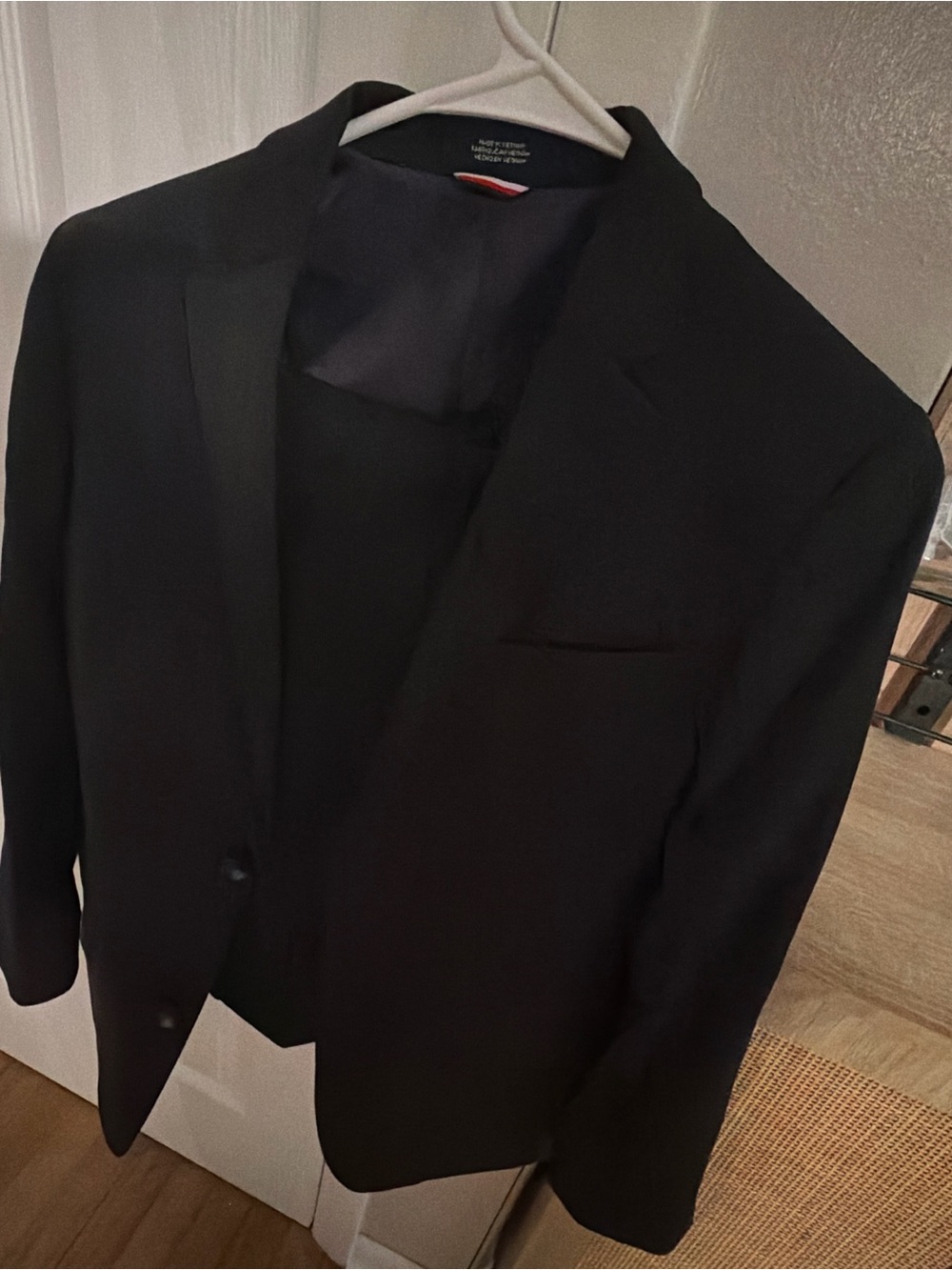 Tommy Hilfiger Black Men's Single-Breasted Blazer